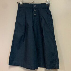 Girls Linen/Cotton Blend Palazzo Pants